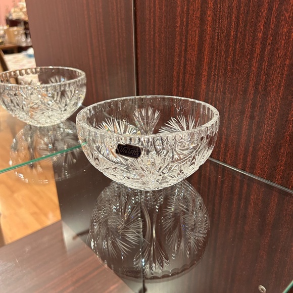 Violetta Round Crystal Candy Bowl Made in Poland - Picture 6 of 7